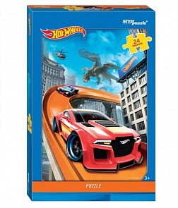 Пазл Макси - Hot Wheels, 24 детали (Step Puzzle, 90029sim)